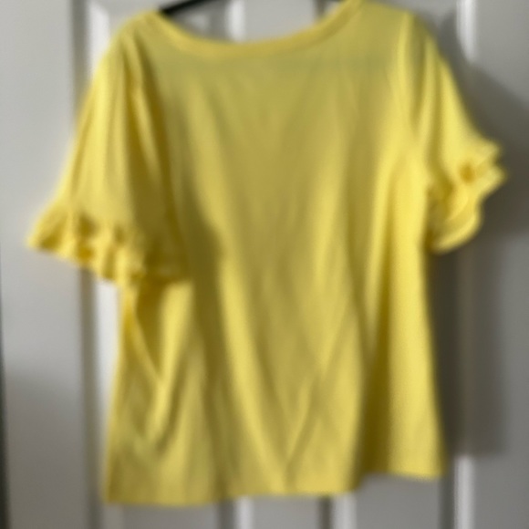 Lilly Pulitzer Calla yellow short sleeve top BNWT - Picture 5 of 7